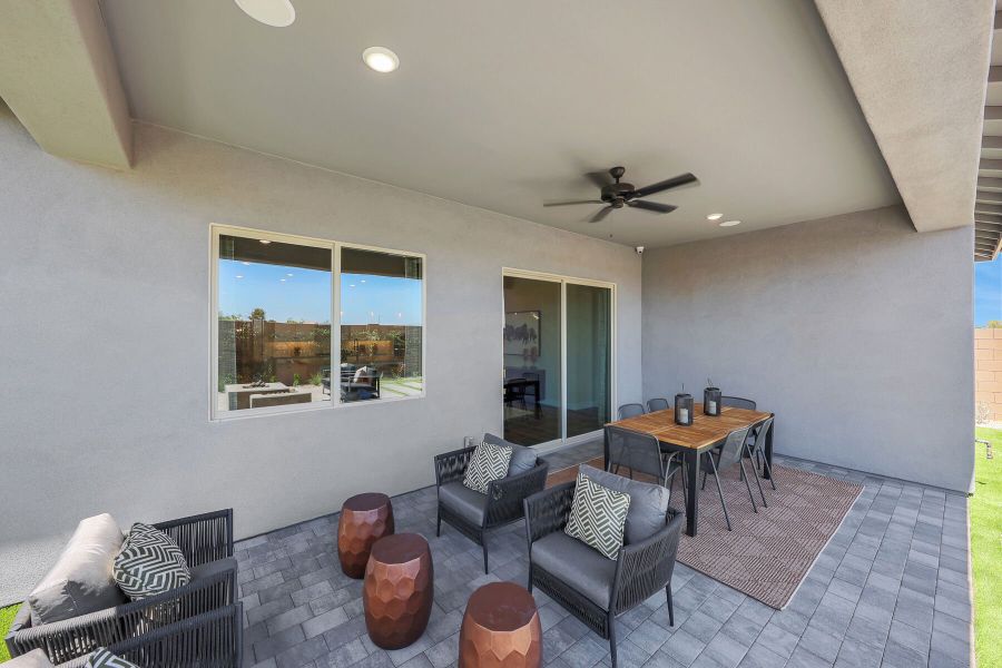 Representative furnished interior of a home built from the Garnet by Mattamy Homes in Landmarke, San Tan Valley (Image 44).