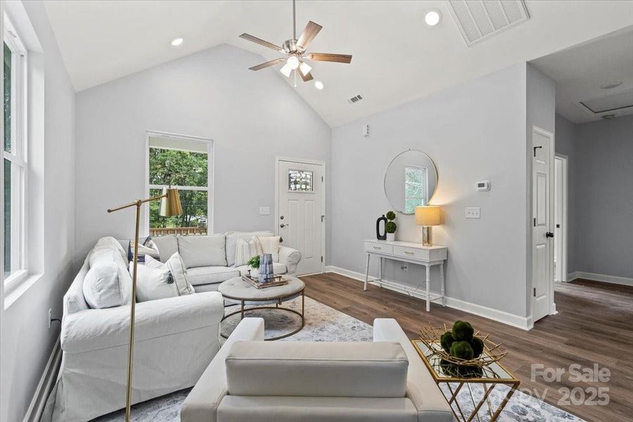 Furnished interior view inside a new home in , Kannapolis (Image 12). Furnished interior view inside a new home in , Kannapolis (Image 12).