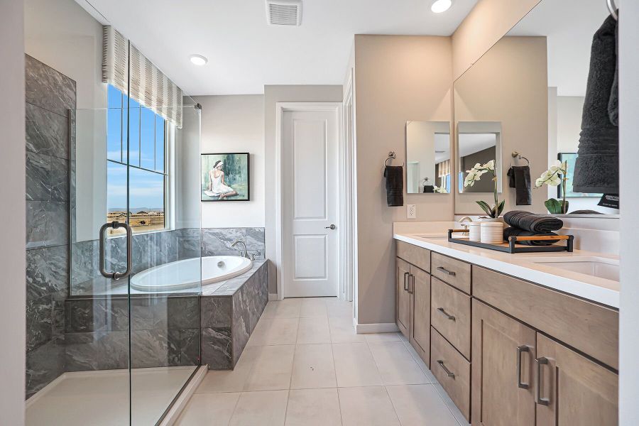 Representative furnished interior of a home built from the Tawny by Mattamy Homes in Empire Pointe, Queen Creek (Image 29).