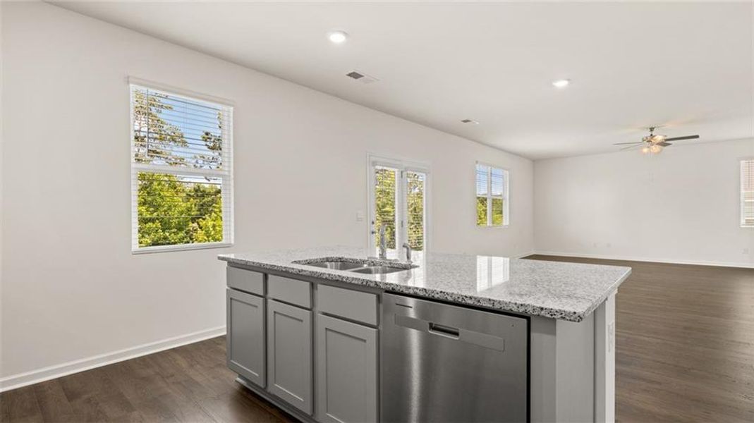 Furnished interior view inside a new home in Fox Crossing, Griffin (Image 11). Furnished interior view inside a new home in Fox Crossing, Griffin (Image 11).