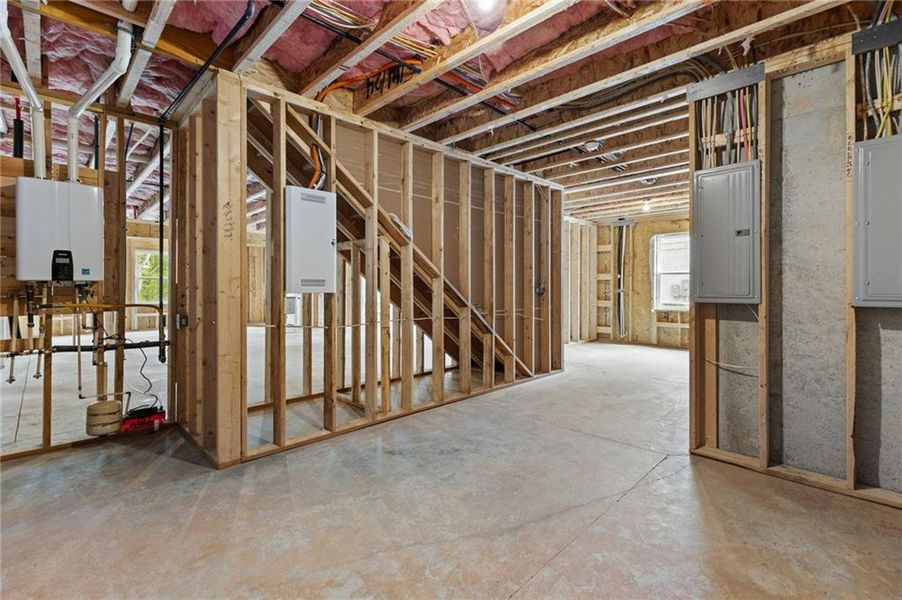 Spacious, unfurnished interior of a new home in , Buford (Image 53). Spacious, unfurnished interior of a new home in , Buford (Image 53).