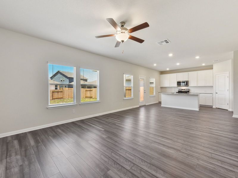 Bring together family and friends with this open concept floorplan.