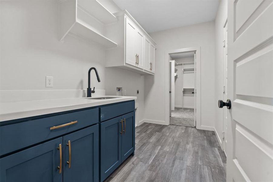 Furnished interior view inside a new home in , Lindale (Image 9). Furnished interior view inside a new home in , Lindale (Image 9).