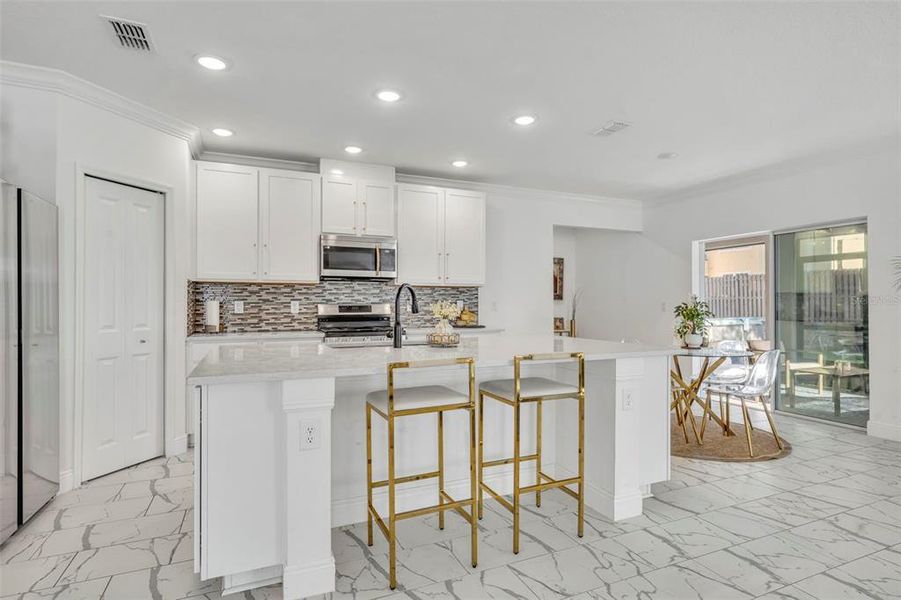 Furnished interior view inside a new home in , Leesburg (Image 27).