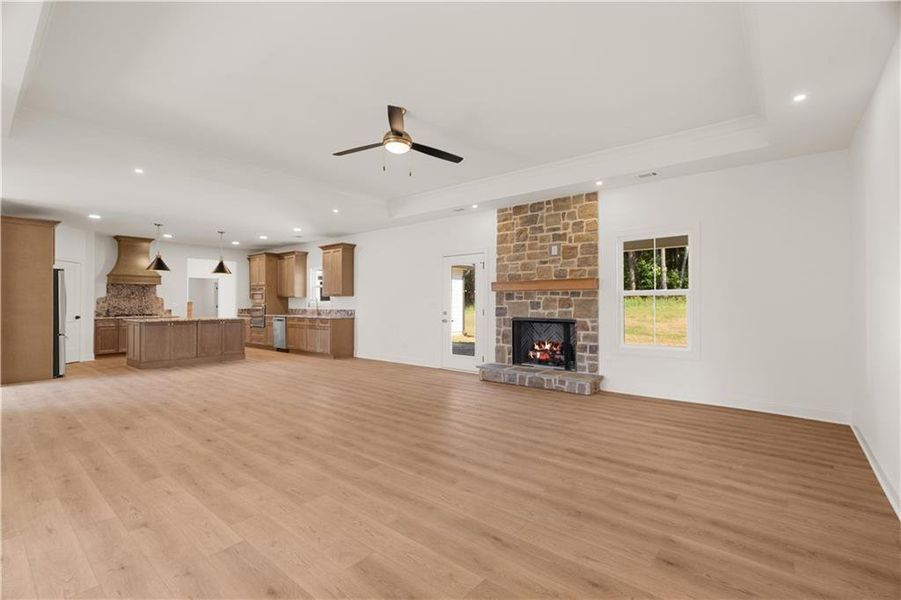 Spacious, unfurnished interior of a new home in , Cartersville (Image 28).