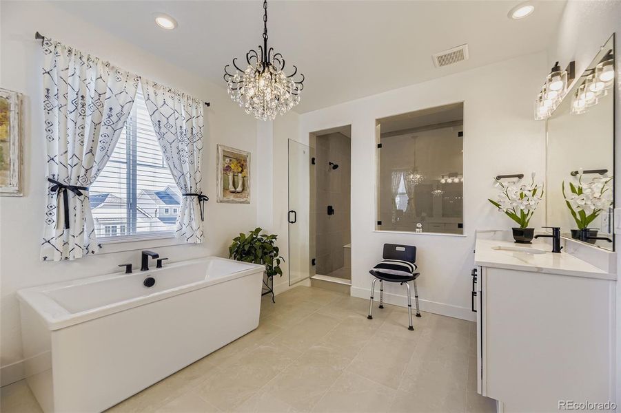 Furnished interior view inside a new home in , Parker (Image 20).