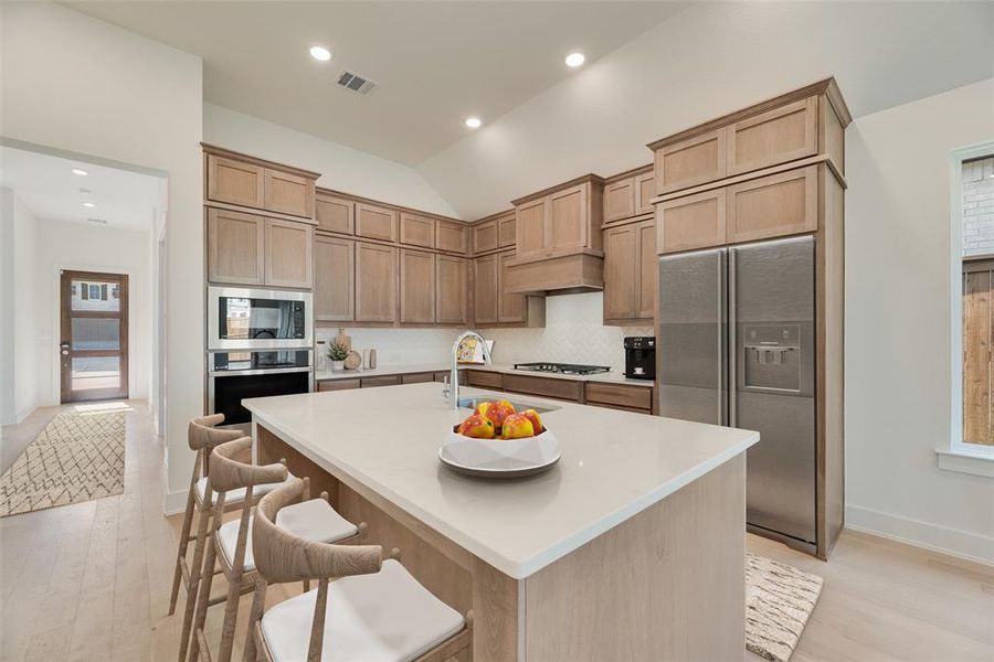 Furnished interior view inside a new home in Cottages of Celina, Celina (Image 12).