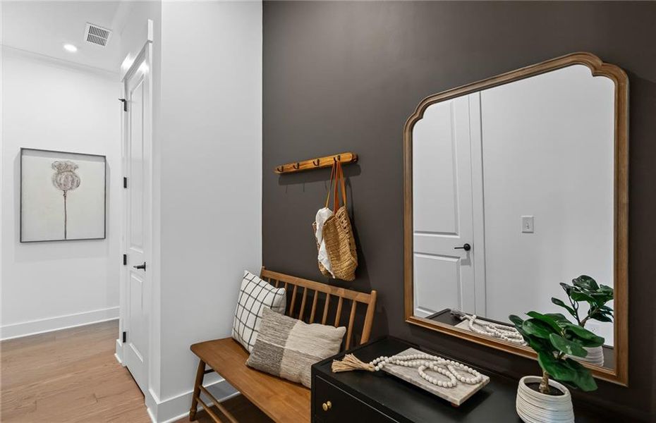 Furnished interior view inside a new home in Traditions of Braselton, Jefferson (Image 28).