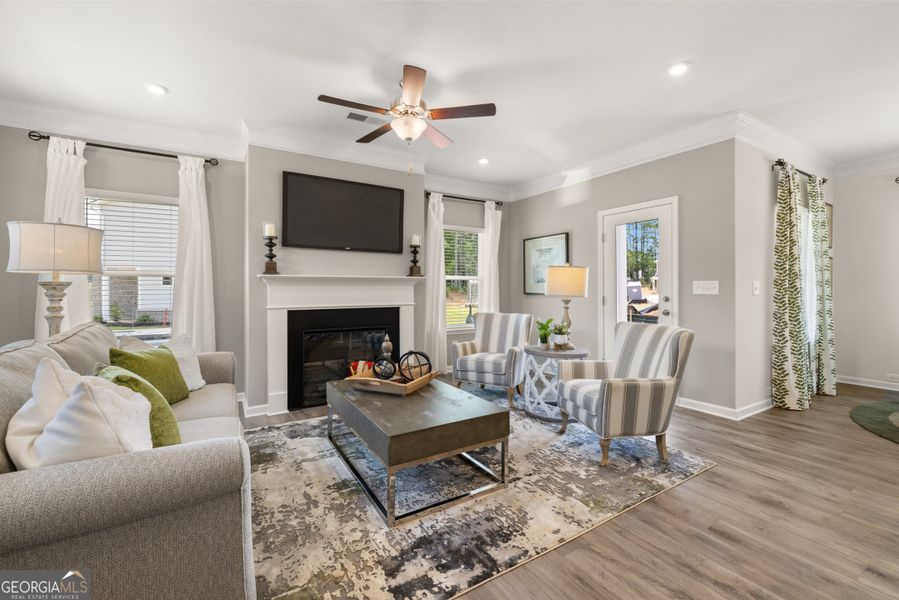 Furnished interior view inside a new home in Trellis Park, Hampton (Image 15).