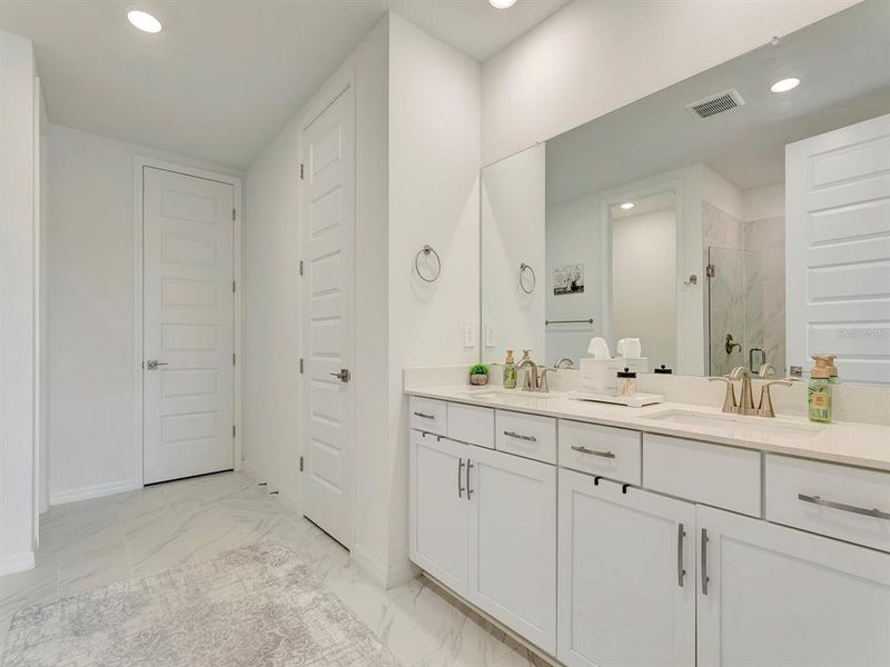 Furnished interior view inside a new home in , Parrish (Image 15).