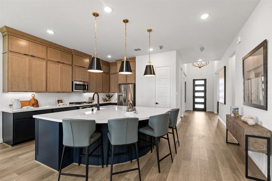 Furnished interior view inside a new home in Beamer Villas, Friendswood (Image 7).