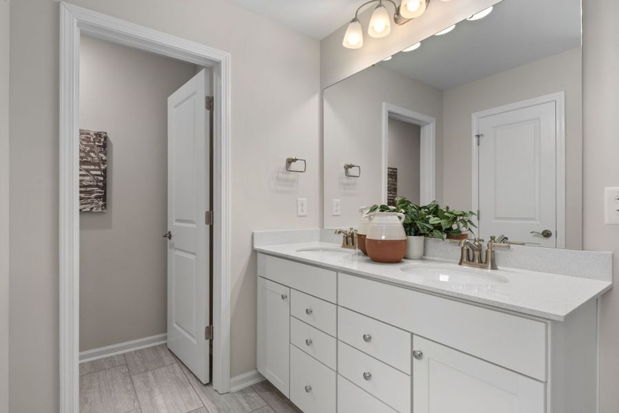 Furnished interior view inside a new home in Providence Oaks, Fuquay Varina (Image 5).
