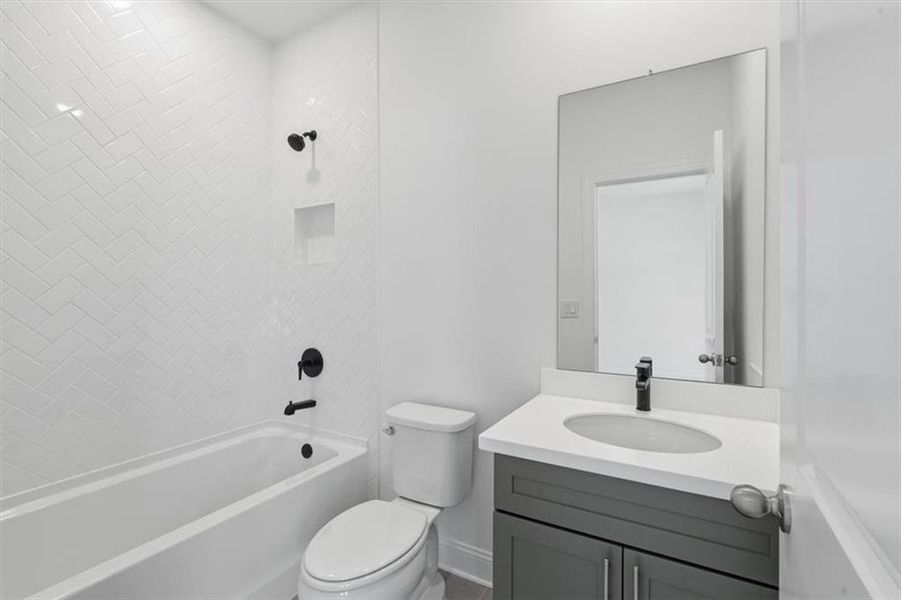 Furnished interior view inside a new home in , Woodstock (Image 8).