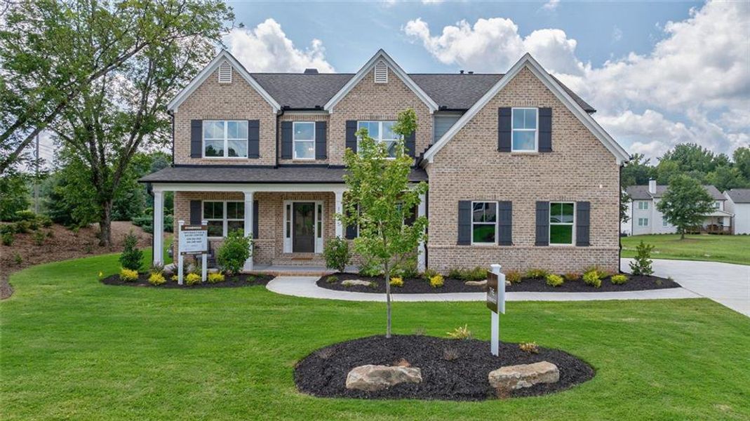 Front exterior of a new home in , Watkinsville, GA, highlighting curb appeal (Image 35).