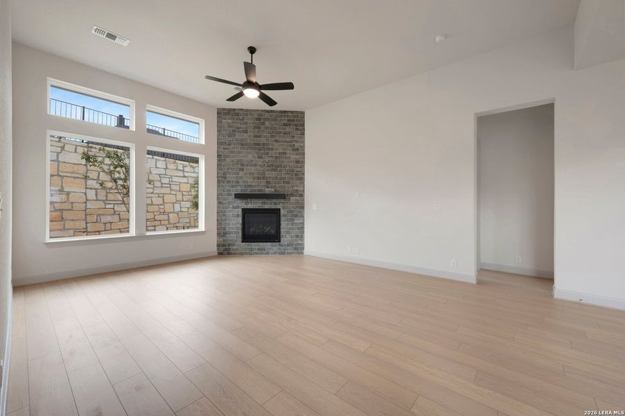 Spacious, unfurnished interior of a new home in Windsong - Legacy Series, Boerne (Image 54).