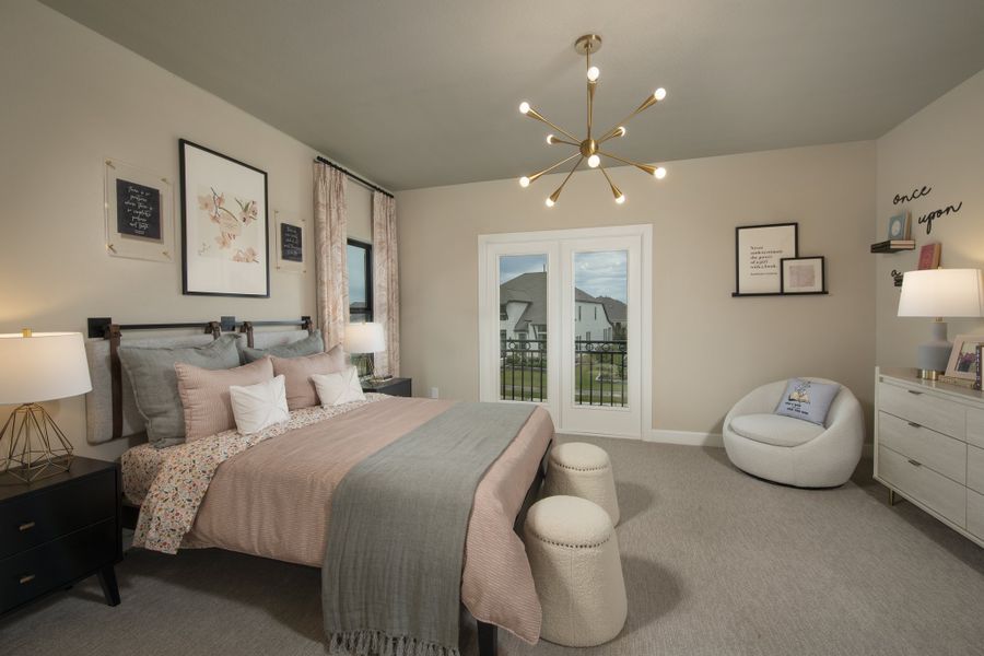 Furnished interior view inside a new home in Bridgeland, Cypress (Image 15).