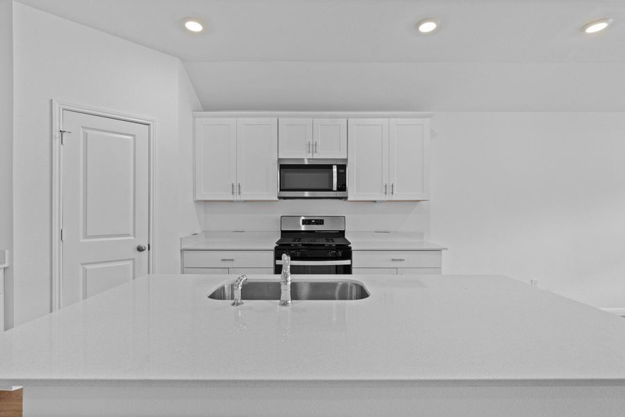 Furnished interior view inside a new home in Paramount, Kyle (Image 5). Furnished interior view inside a new home in Paramount, Kyle (Image 5).