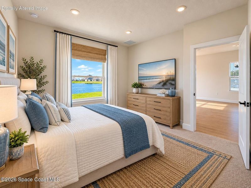 Furnished interior view inside a new home in St. John's Preserve, Palm Bay (Image 5).