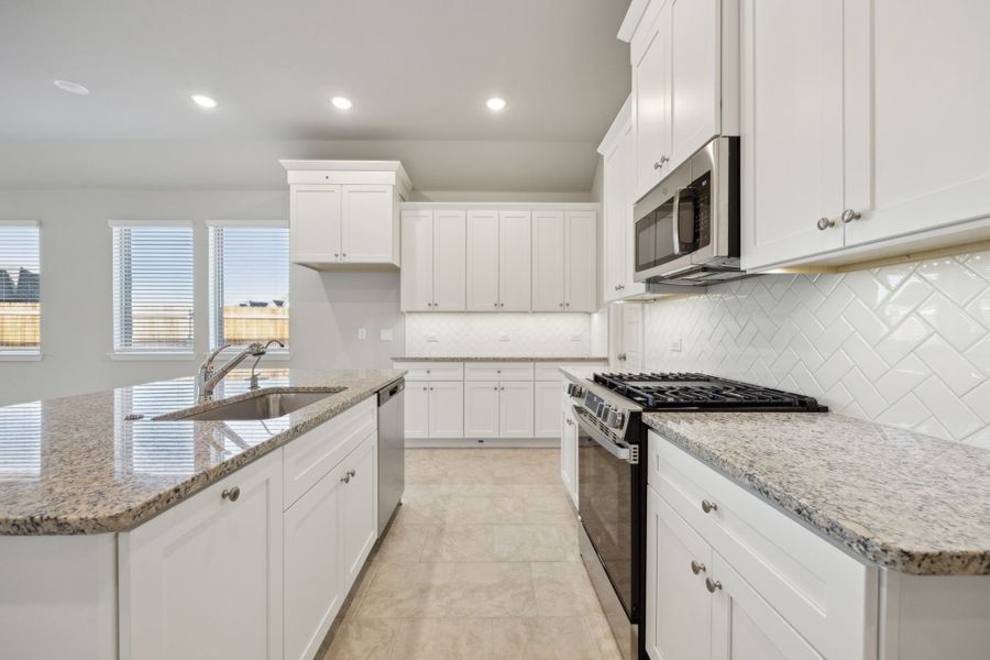 Furnished interior view inside a new home in Summer Crest, Fort Worth (Image 7).