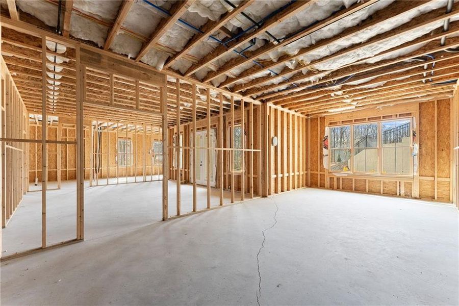 In-progress construction of a new home in , Gainesville, GA (Image 47).