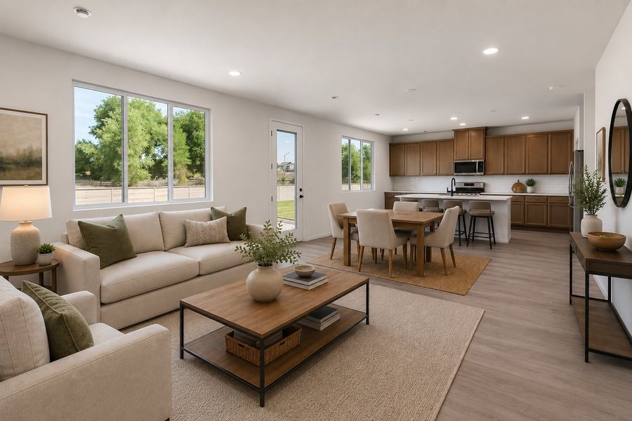 Furnished interior view inside a new home in Bloom, Fort Collins (Image 8).