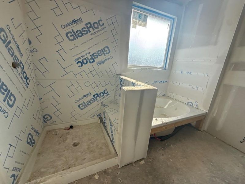 In-progress construction of a new home in Morningstar, Aledo, TX (Image 8).