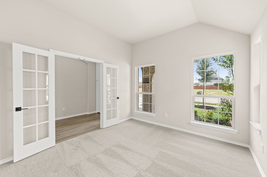 Spacious, unfurnished interior of a new home in Meadow Park at The Meadows, Ponder (Image 24). Spacious, unfurnished interior of a new home in Meadow Park at The Meadows, Ponder (Image 24).