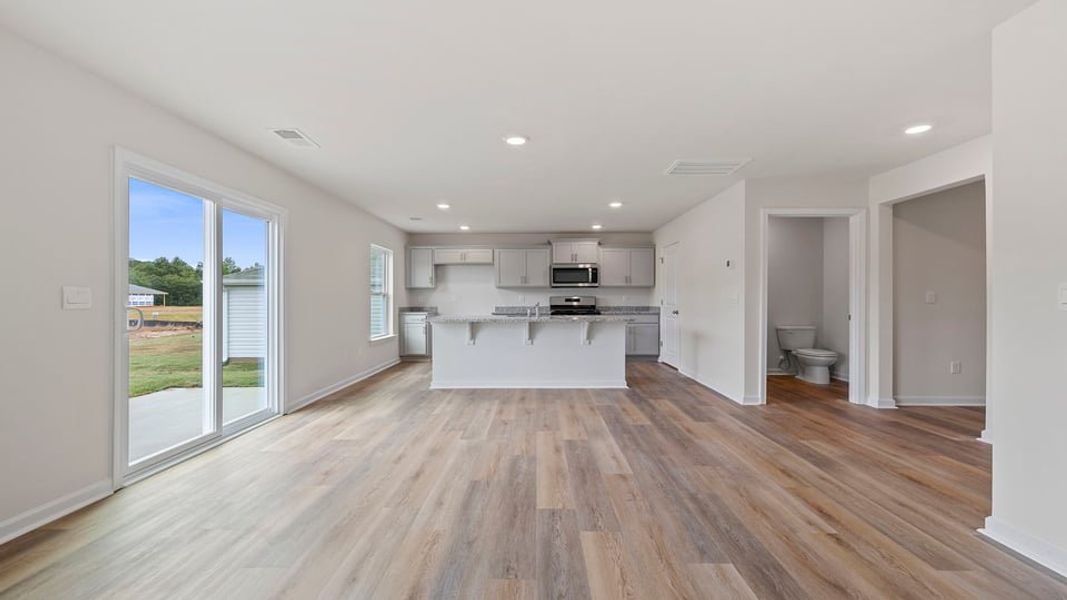 Spacious, unfurnished interior of a new home in Bentley Park, Greenwood (Image 21). Spacious, unfurnished interior of a new home in Bentley Park, Greenwood (Image 21).