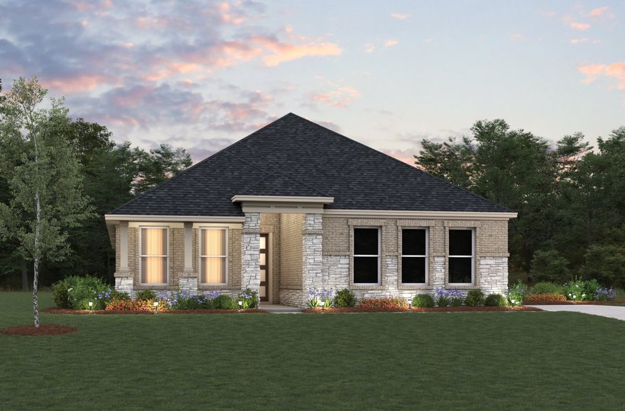 Representative exterior photo of a completed home built from the Cameron by Beazer Homes in Timber Hollow: Heritage Collection, Magnolia, TX (Image 19). Representative exterior photo of a completed home built from the Cameron by Beazer Homes in Timber Hollow: Heritage Collection, Magnolia, TX (Image 19).