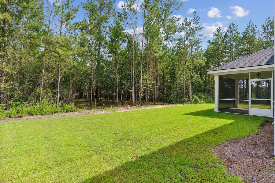 Exterior details and patio area of a home in NorthShore on the St. Marys River, Kingsland (Image 24).