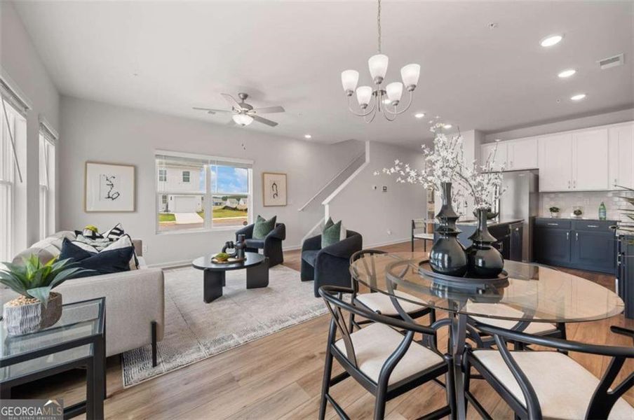 Furnished interior view inside a new home in Walden Park – The Collection, Jonesboro (Image 3).