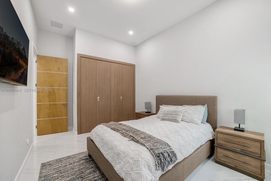 Furnished interior view inside a new home in , Miami (Image 8).