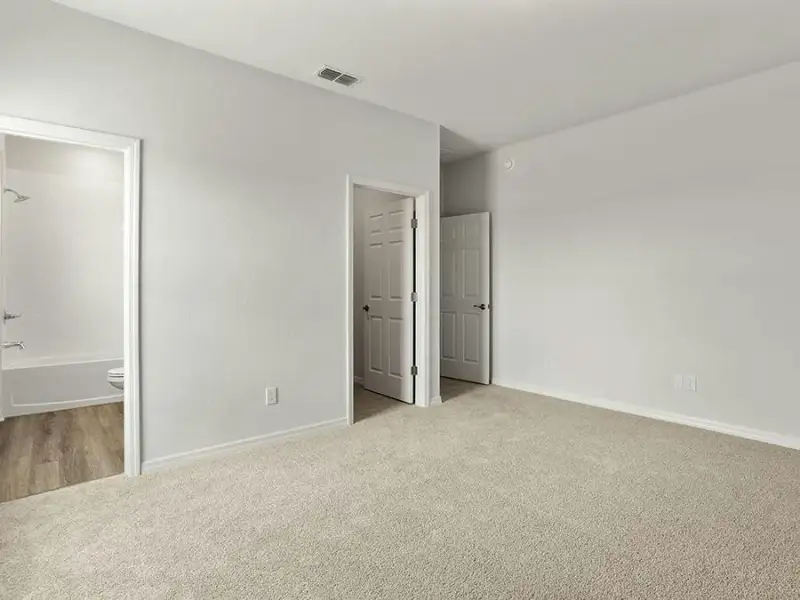 Large secondary bedrooms provide space for everyone in your household. Large secondary bedrooms provide space for everyone in your household.