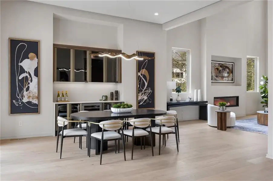 Furnished interior view inside a new home in , Sandy Springs (Image 18).