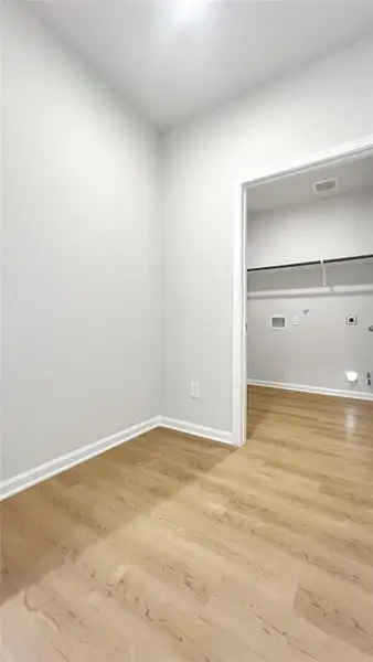 The Pearson- Mudroom. Home under construction. Sample floor plan photo used for illustrative purposes only. Upgrades, selections options, windows and colors may vary.