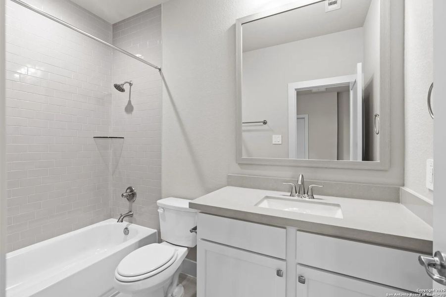 Furnished interior view inside a new home in Esperanza - 80' & 90', Boerne (Image 9). Furnished interior view inside a new home in Esperanza - 80' & 90', Boerne (Image 9).