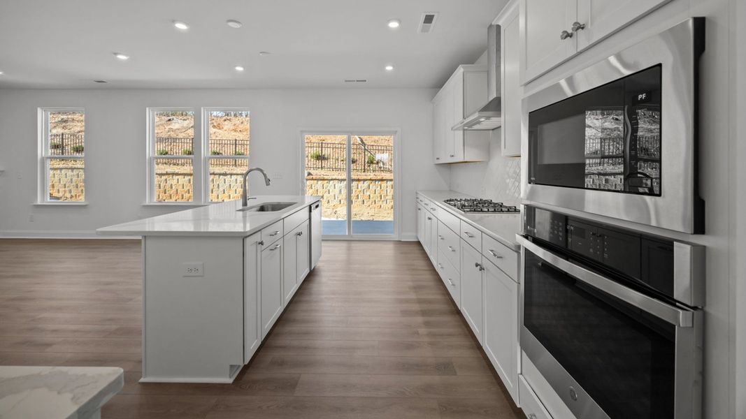 The Burton Plan in Farms at Bellingham by DRB Homes in Charlotte NC - Kitchen