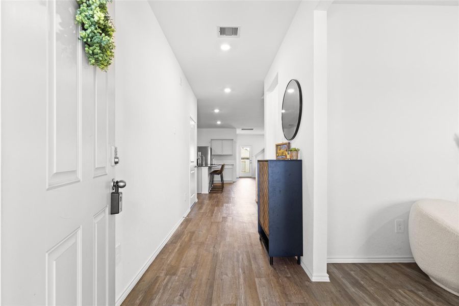 Furnished interior view inside a new home in , Willis (Image 33).