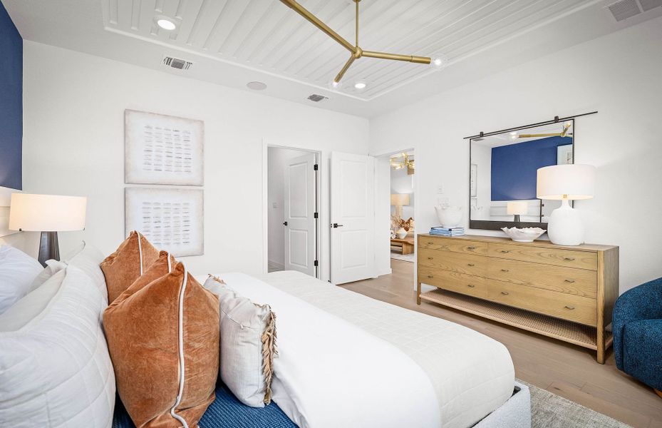 Representative furnished interior of a home built from the Hallmark by Del Webb in Del Webb Austin at Lost Pines, Bastrop (Image 51).