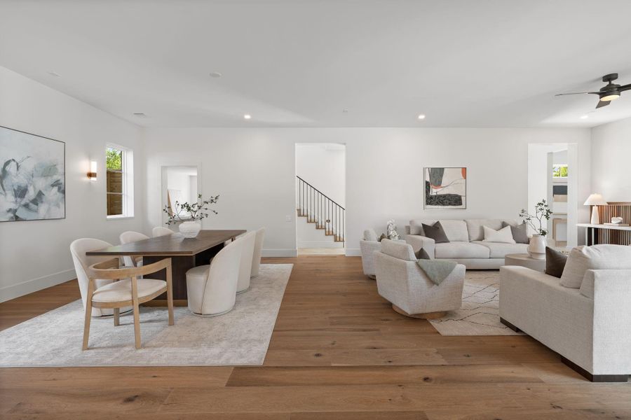 Furnished interior view inside a new home in , Houston (Image 29).
