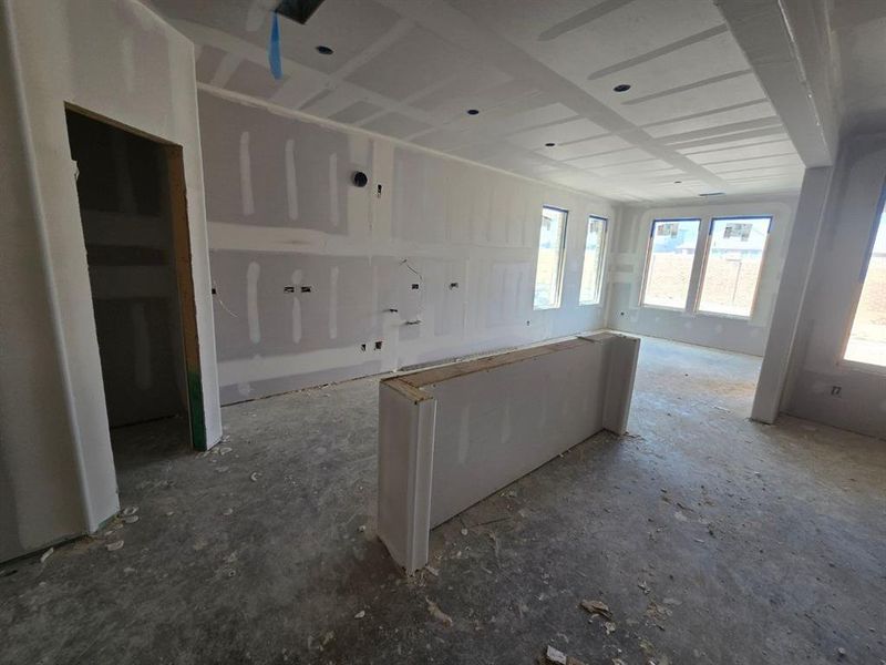 In-progress construction of a new home in Morningstar, Aledo, TX (Image 7).