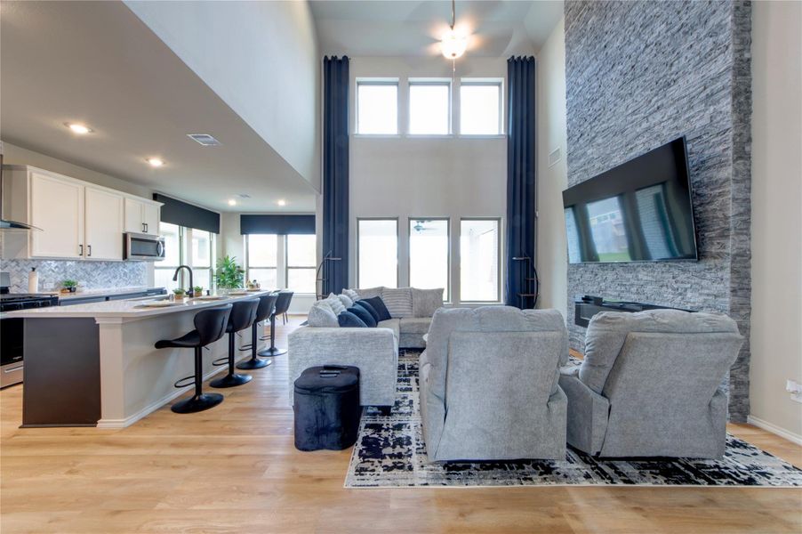 Furnished interior view inside a new home in , New Caney (Image 6). Furnished interior view inside a new home in , New Caney (Image 6).