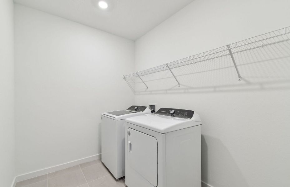 Laundry Room with Washer and Dryer