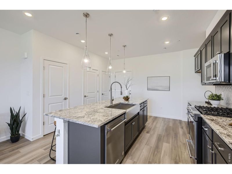 Furnished interior view inside a new home in , Longmont (Image 4).