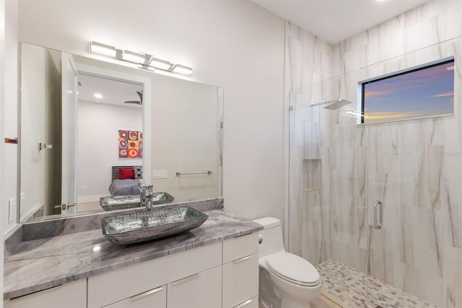 Furnished interior view inside a new home in , Longboat Key (Image 32).