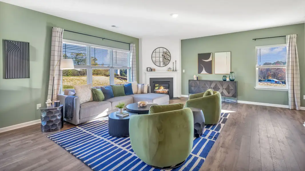 Furnished interior view inside a new home in Millstone Village, Morristown (Image 9).