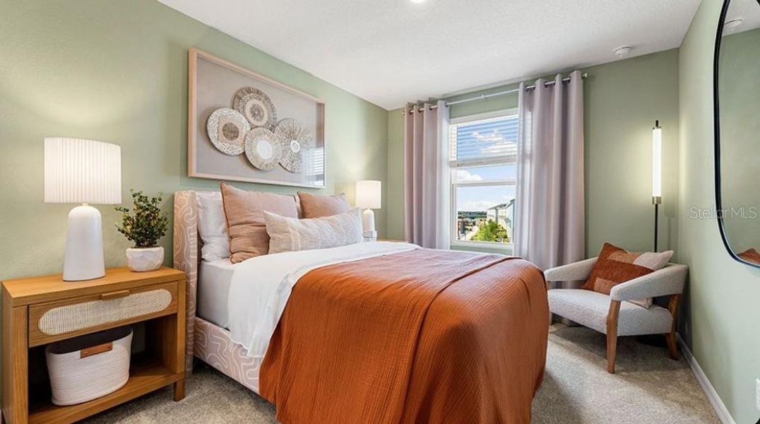 Furnished interior view inside a new home in Waterstone, Groveland (Image 11).