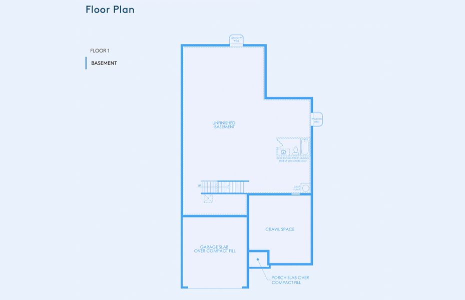 2D floor plan layout of this home in Harvest Crossing, Aurora, CO (Image 3).