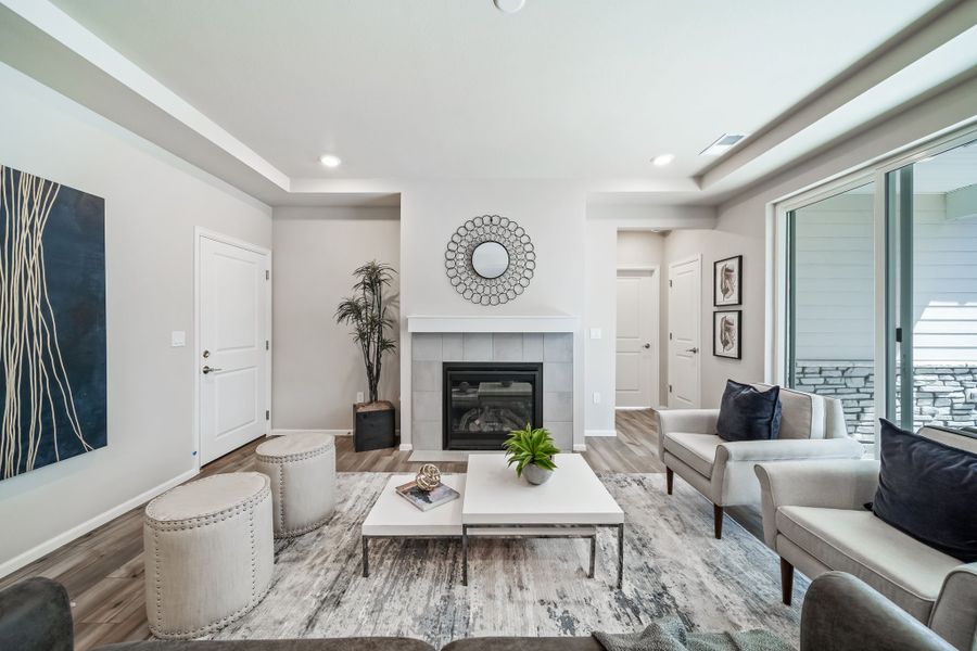 Furnished interior view inside a new home in The Reserve at Green Valley Ranch, Aurora (Image 12).