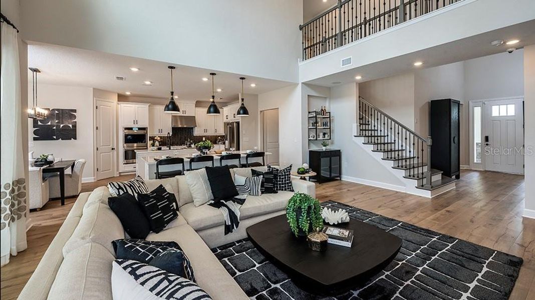 Furnished interior view inside a new home in Lochside, Mount Dora (Image 13). Furnished interior view inside a new home in Lochside, Mount Dora (Image 13).